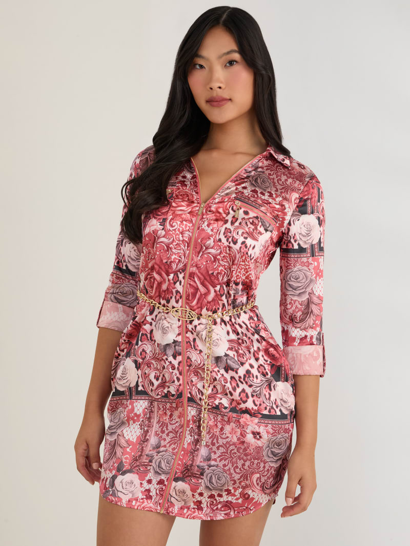 ワンピースその他 GIORGIO ARMANI Women Dresses GW001049 AF15530 U6071 Pink Giorgio Armani Draped Silk Midi Dress | Pink | FARFETCH