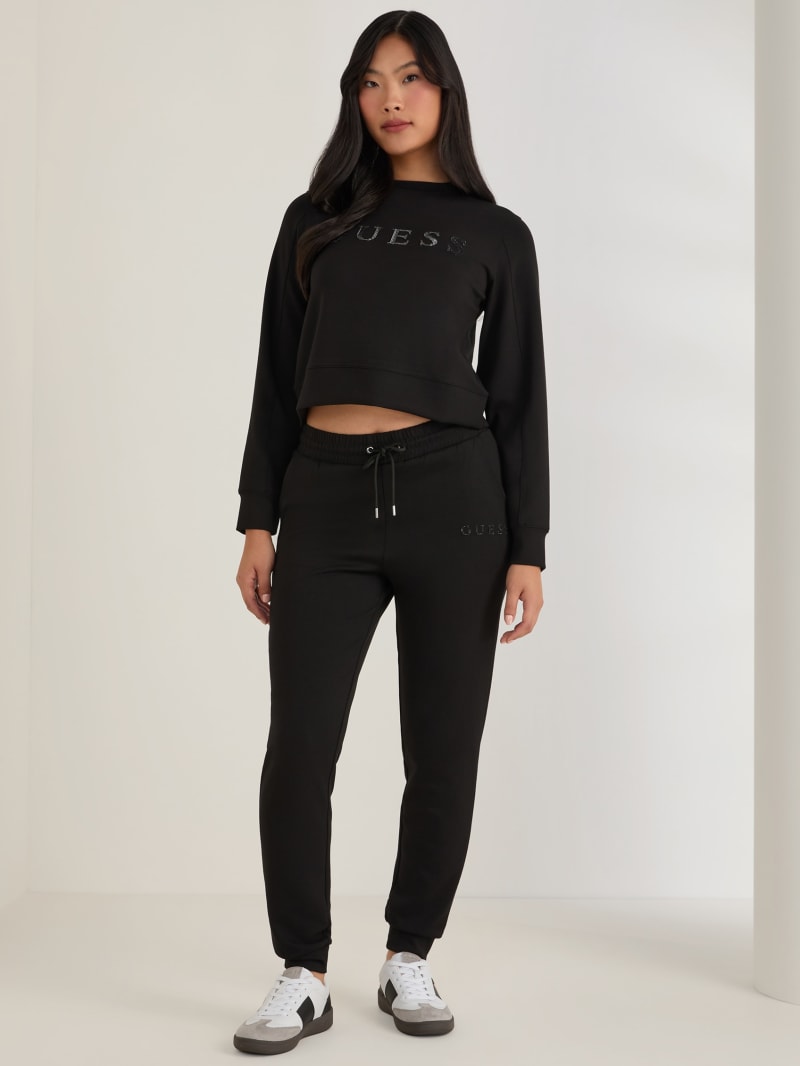 Sue Logo Crewneck Sweatshirt | GUESS Factory