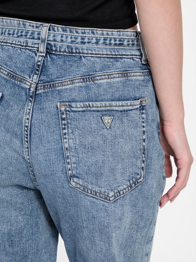Chance High-Rise Wide Leg Jeans | GUESS Factory Ca