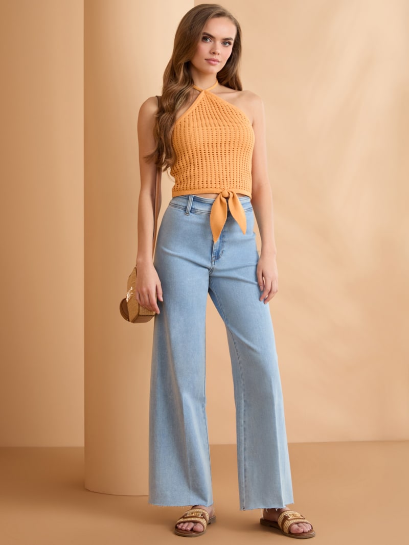 Sandra High-Rise Wide Leg Jeans | GUESS Factory