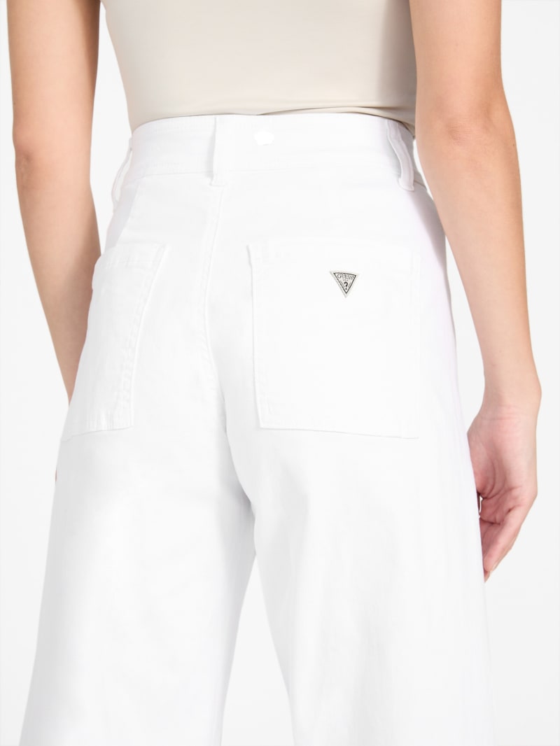 デニム・ジーパン   JEANS Woman Jeans White J20J225511 1AA Eco Jaden Sculpt Mid-Rise Skinny Jeans | GUESS Factory