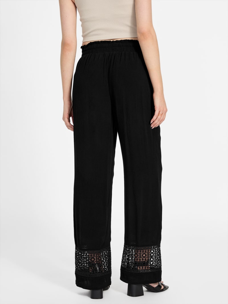 Allison Gauze Palazzo Pants | GUESS Factory