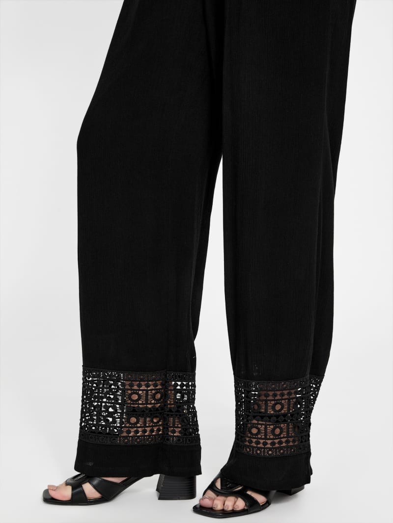Allison Gauze Palazzo Pants | GUESS Factory