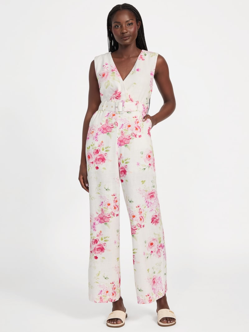 Combinaison en lin Zander | GUESS Factory Ca