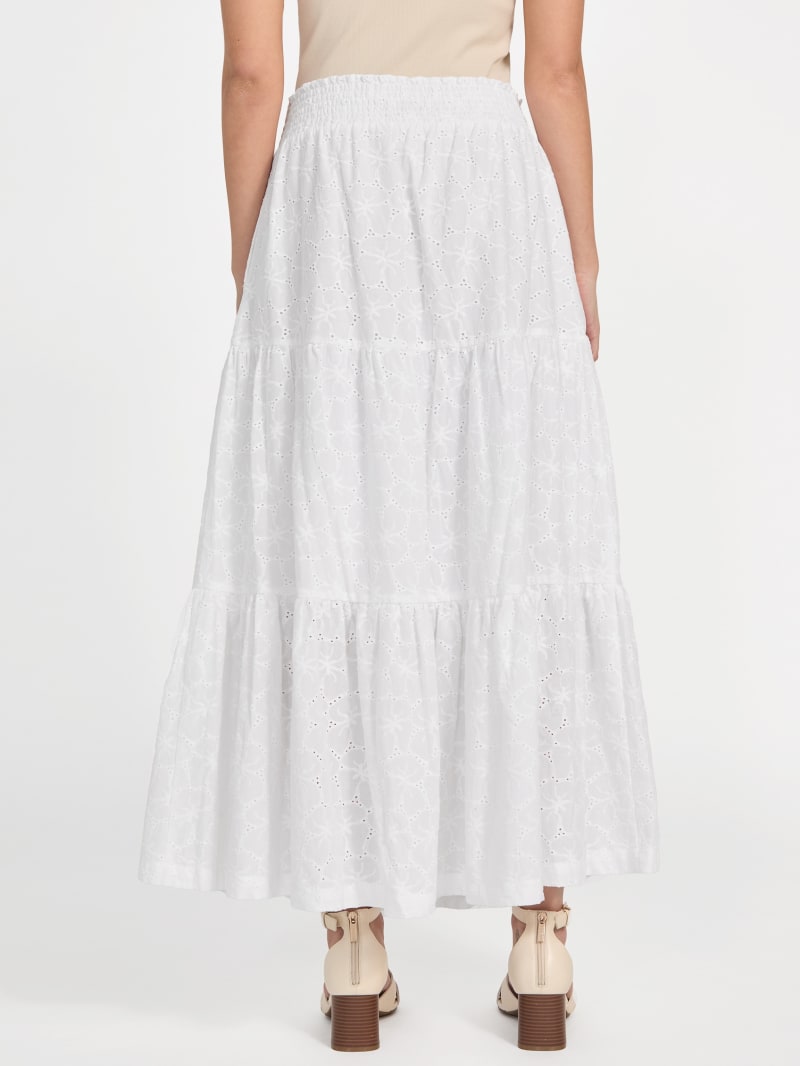 Melody Eyelet Maxi Skirt | GUESS Factory