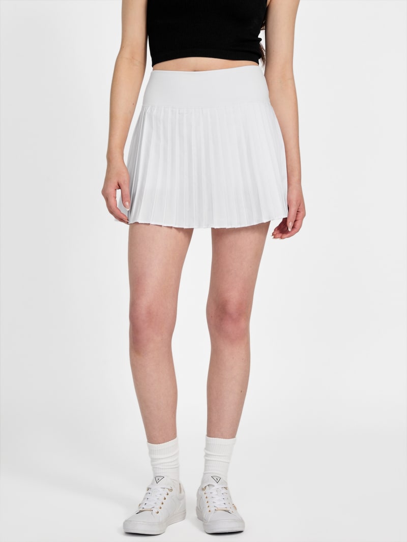 Mini-jupe Guess En Lin-coton Vert Taille 36 - Excellent état
