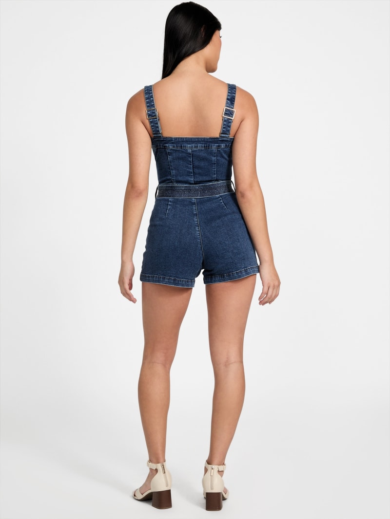 Marina Denim Romper | GUESS Factory