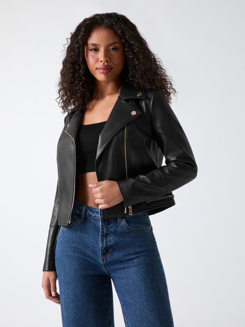Dahlia PU Jacket | GUESS Factory