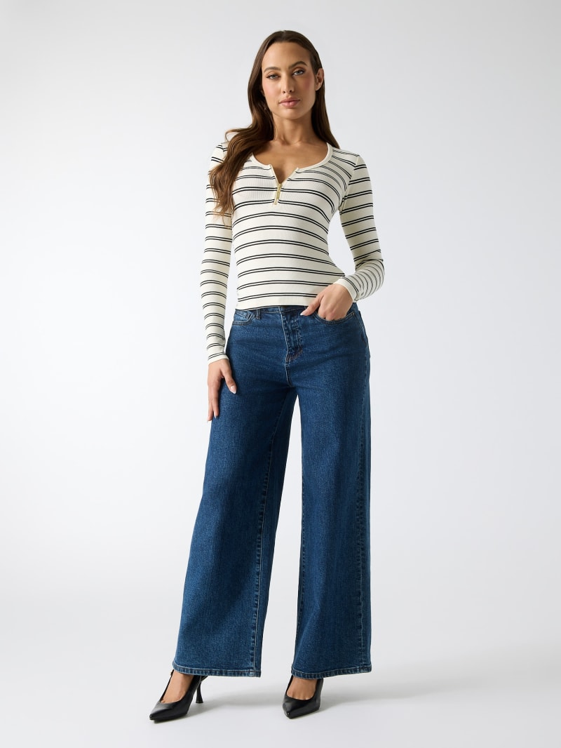 Half-zip knit top | GUESS Factory