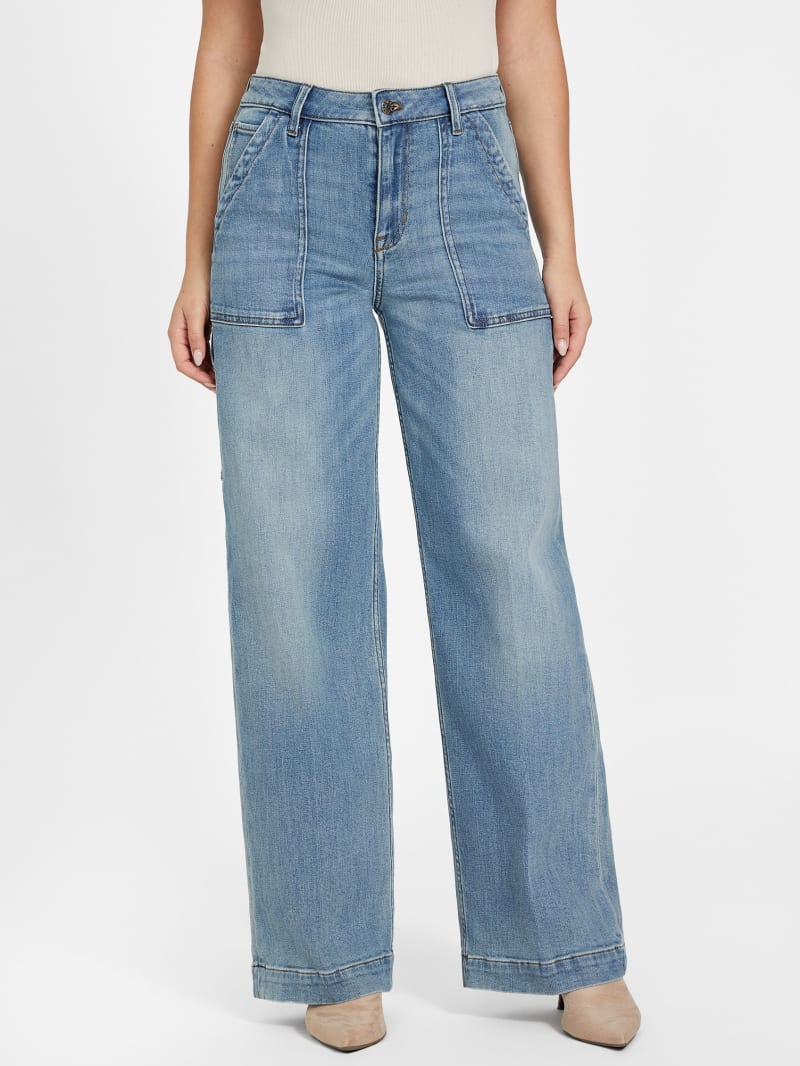 Eleanna High-Rise Wide Carpenter Jeans