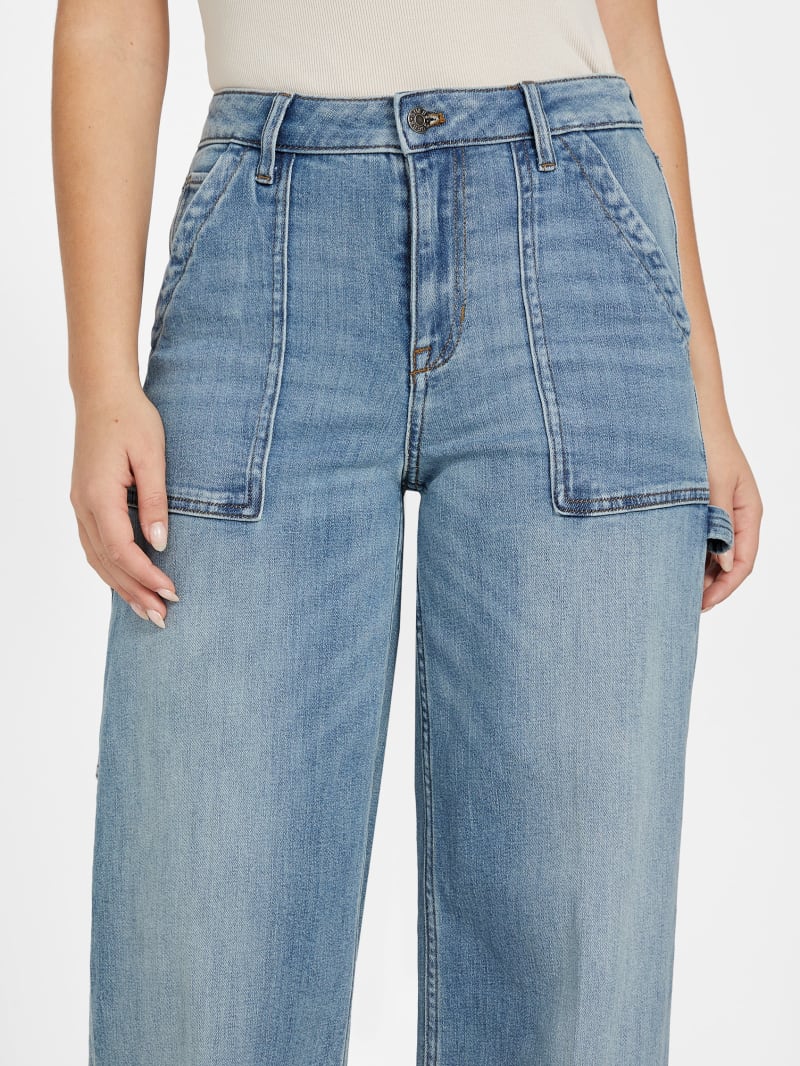 Eleanna High-Rise Wide Carpenter Jeans