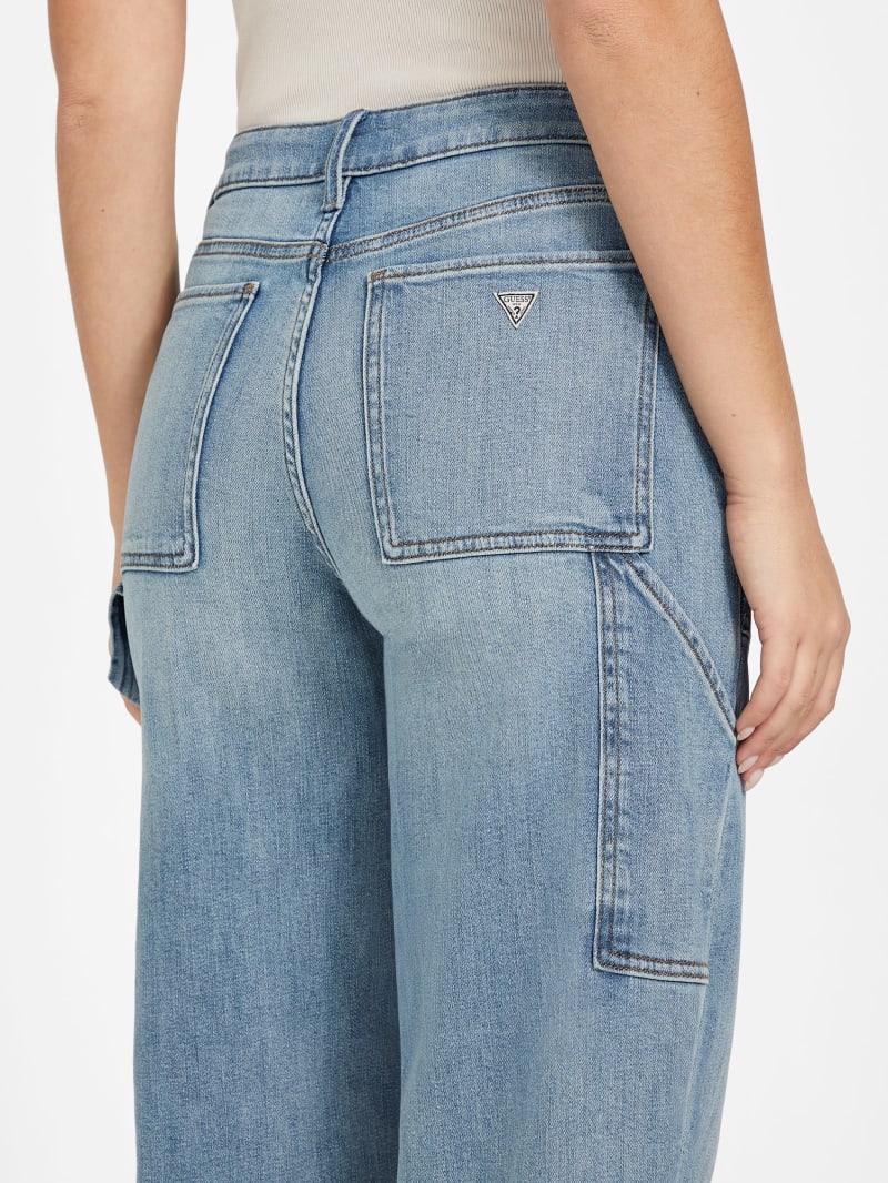 Eleanna High-Rise Wide Carpenter Jeans