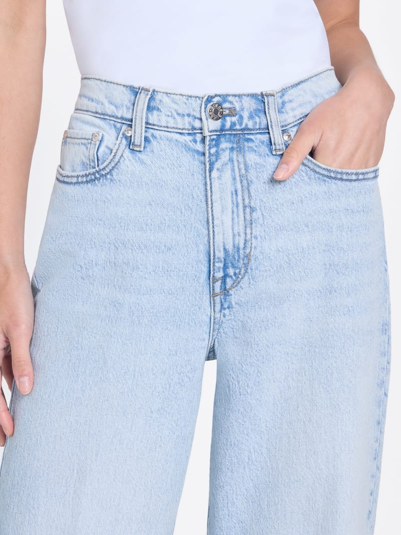 Kienen 90s High-Rise Relaxed Wide Cuffed Jeans
