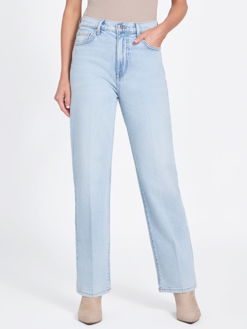 Caleena High-Rise Straight Jeans | GUESS Factory