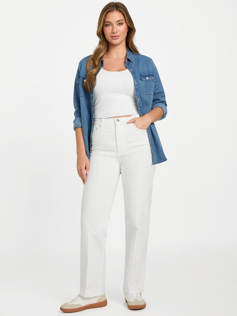 Caleena High-Rise Straight Jeans