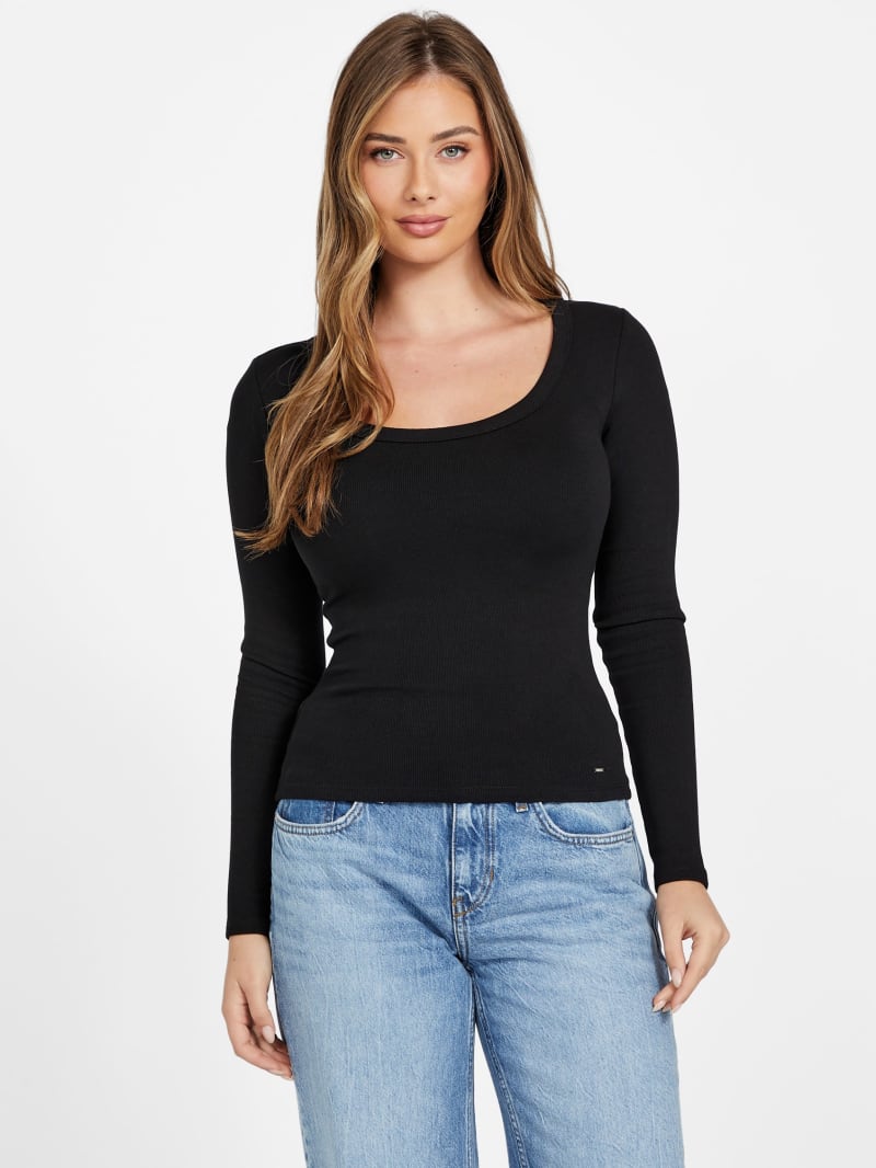 Tylie Long-Sleeve Top | GUESS Factory