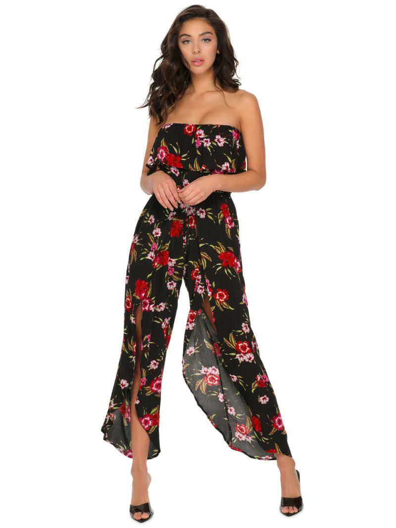 Tage Strapless Tropical Printed Jumpsuit | GUESS Factory