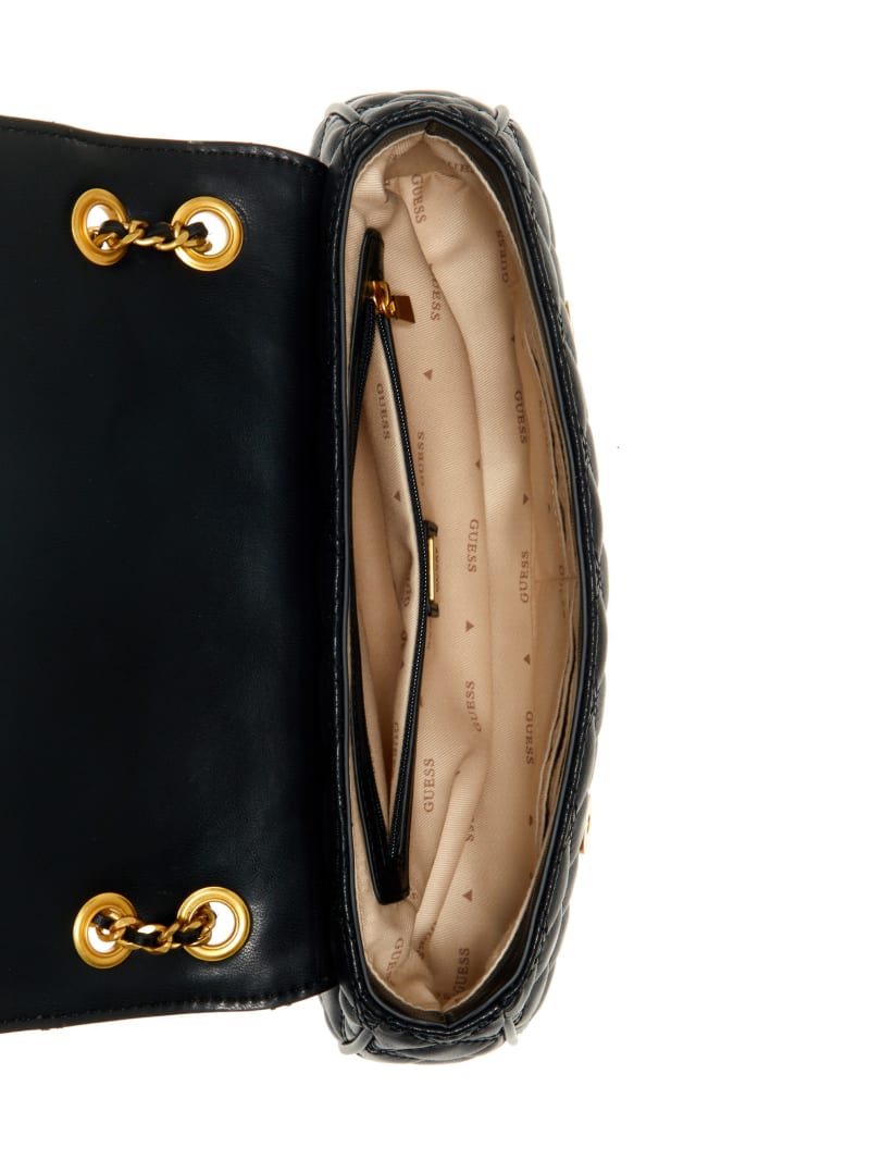 Guess black quilted bag store