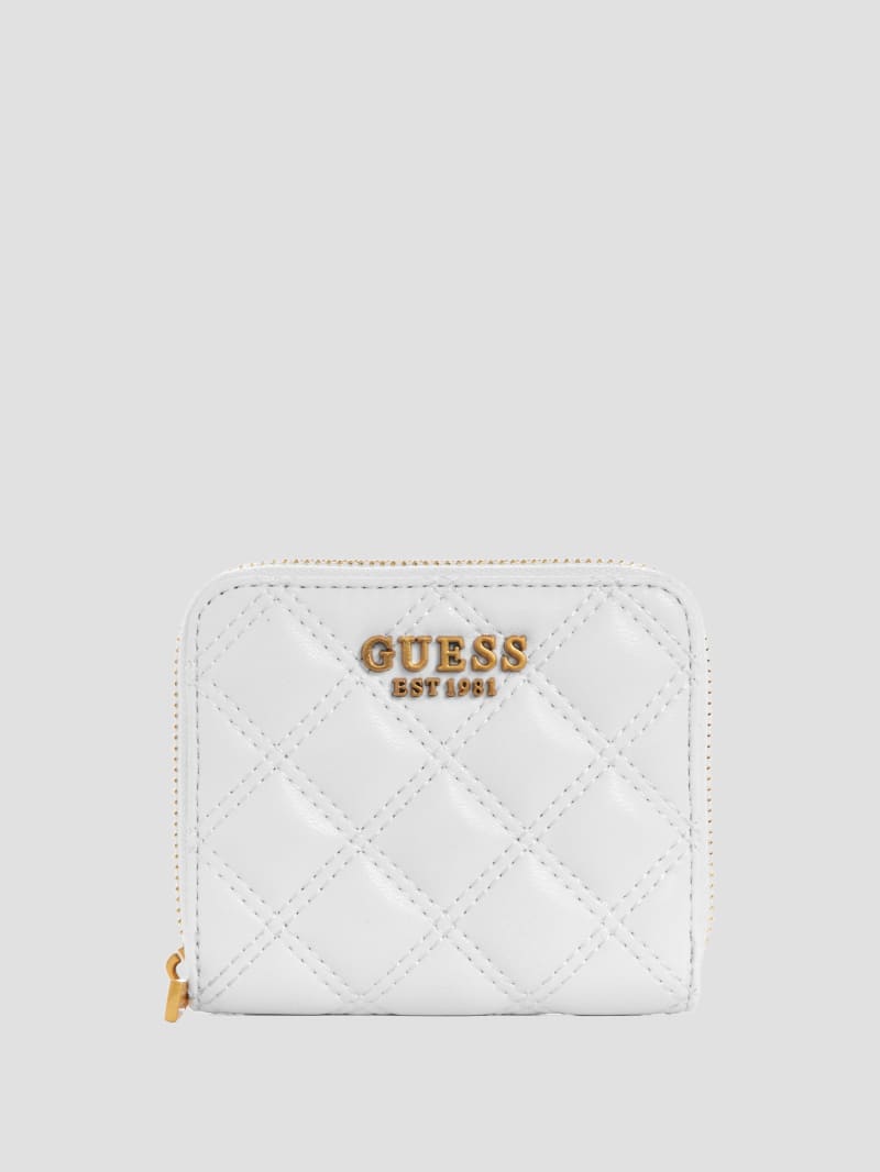 White sales guess wallet