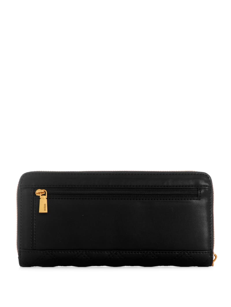 Buy Guess GIULLY Quilted Long Wallet In Black