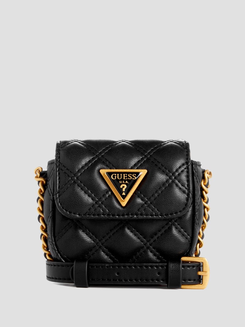 Bolsa Mini Crossbody Negra Guess Giully