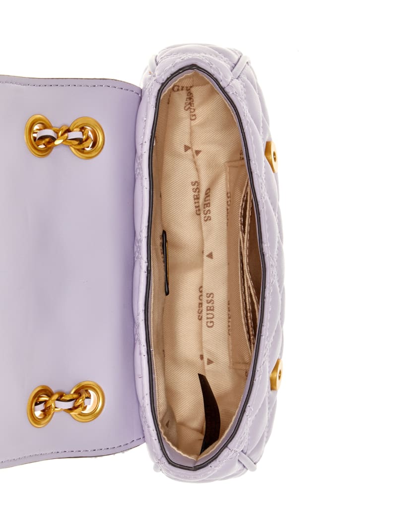 Guess violet convertible crossbody belt bag 2025