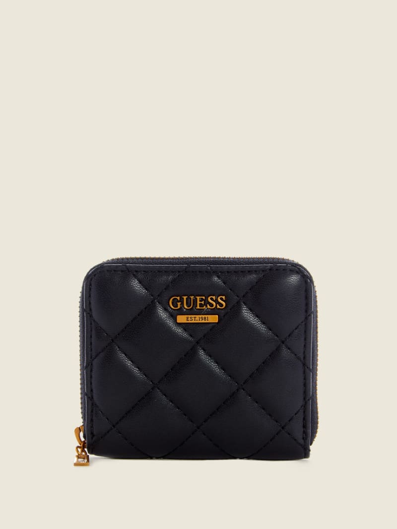 Cessily Quilted Small Zip-Around Wallet