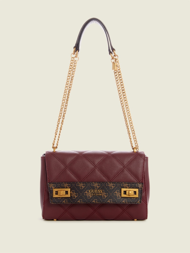Katey Quilted Shoulder Bag GUESS
