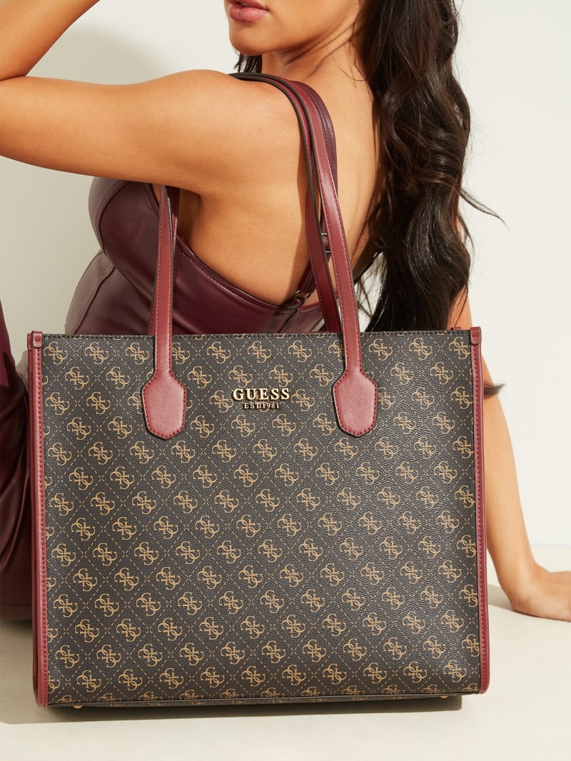 Silvana Logo Tote | GUESS Canada