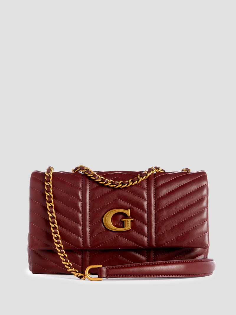 Guess Luxe red, Women's Fashion, Bags & Wallets, Cross-body Bags