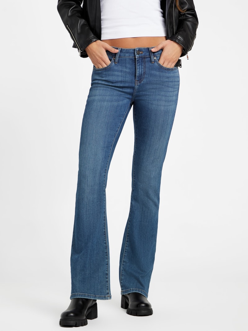 Eco Lyllah Mid-Rise Bootcut Jeans | GUESS Factory