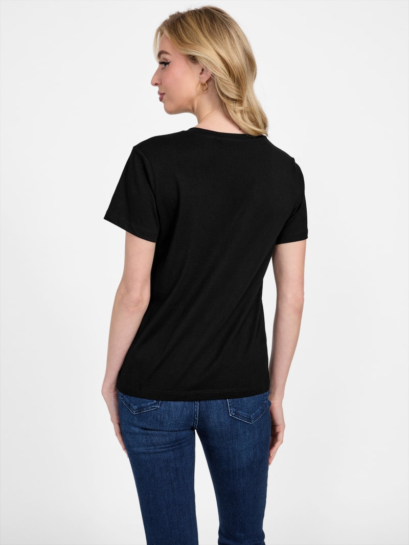 ◆as if calie◆ GURLS OVERSIZEDFIT FRINGE TSHIRT BLACK CA25B T-SHIRT - 에즈이프캘리(asifCALIE)