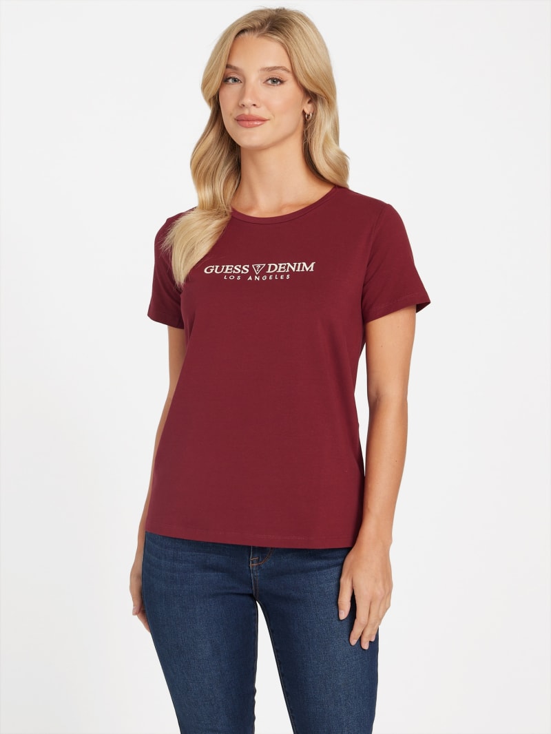 Cami Embroidered Logo Tee