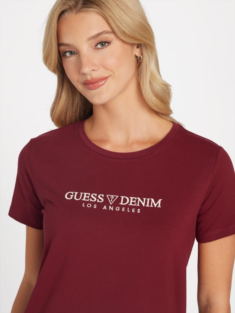 Cami Embroidered Logo Tee