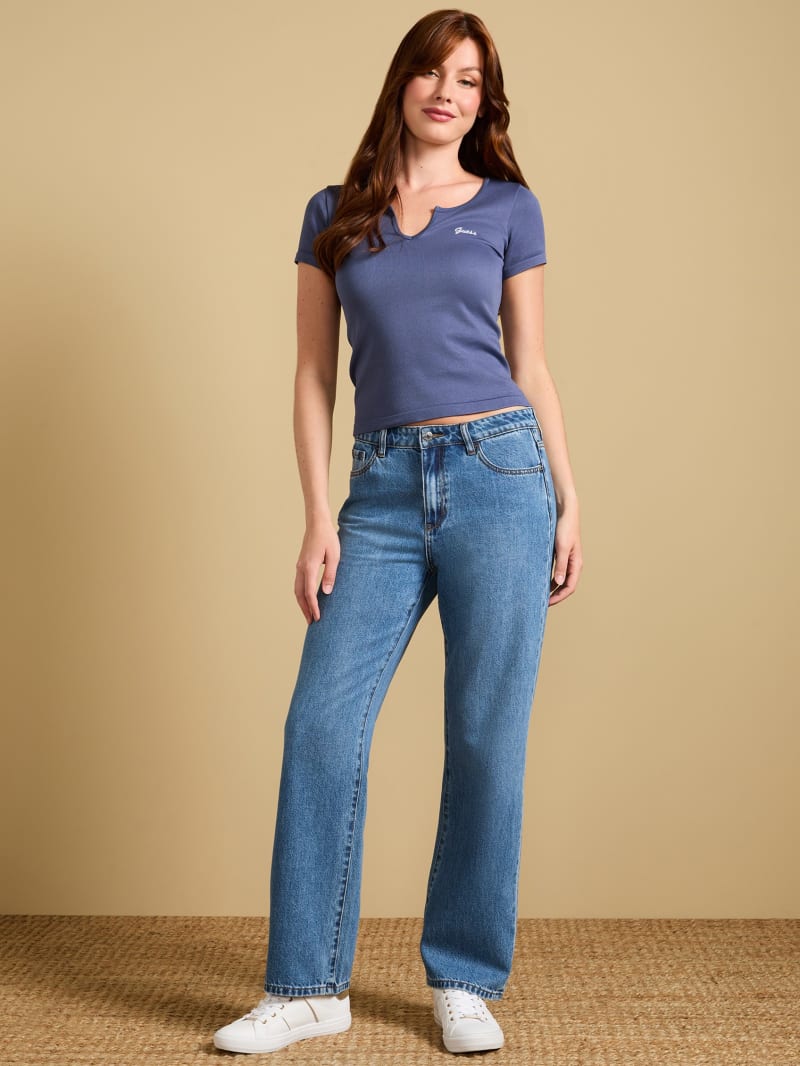 Selina High-Rise Straight Jeans
