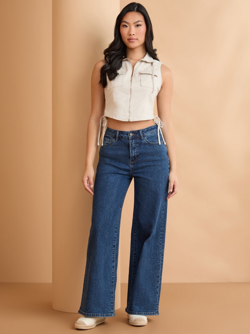 Lisbeth Wide Leg Denim Pants