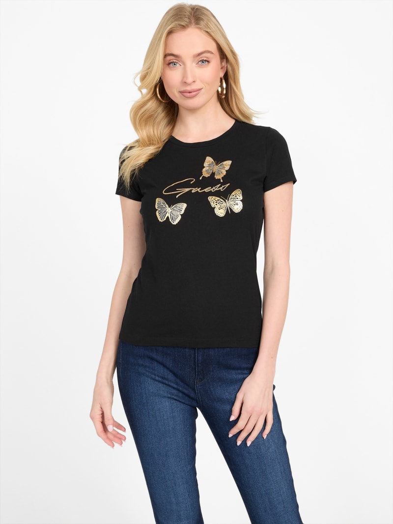 Katie - katie Tシャツ Eco Athalia Butterfly Tee | GUESS Factory
