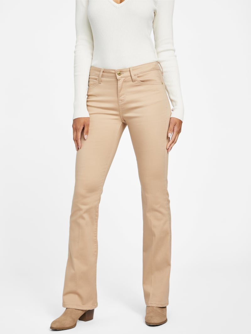 Bootcut Ultra-Low Rise Jeans in Cerise Wash, GUESS.ca