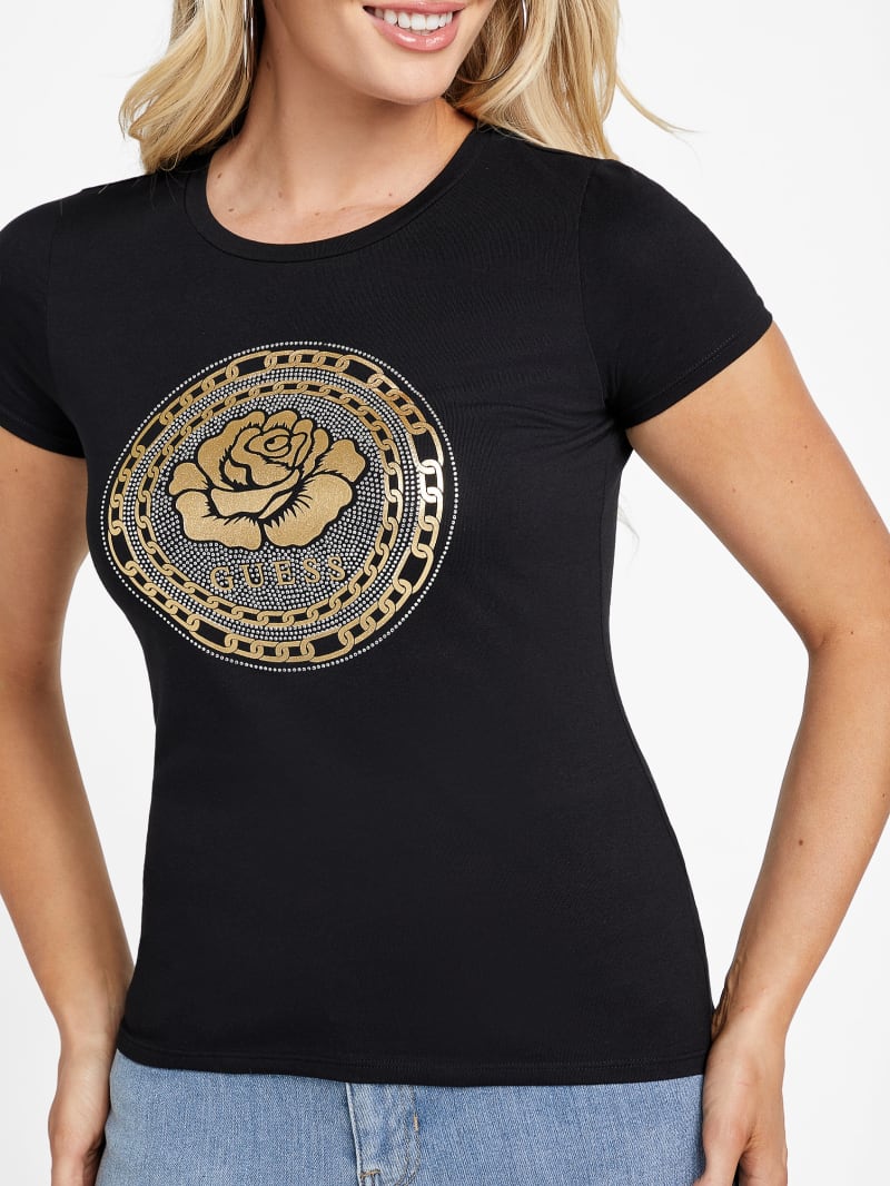 Eco Clay Scroll Tee | GUESS Factory Ca