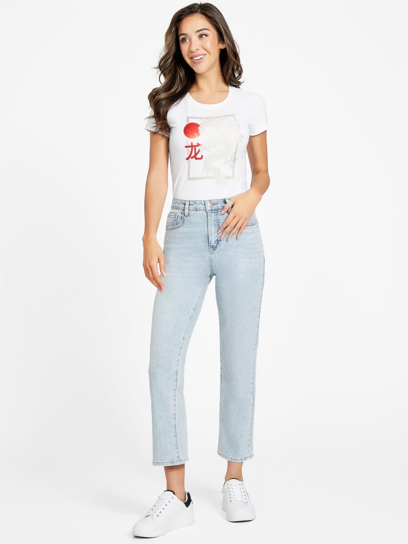 Eco Chinese New Year Rhinestone Tee | GUESS Factory Ca Eco Chinese New Year Rhinestone Tee | GUESS Factory Ca