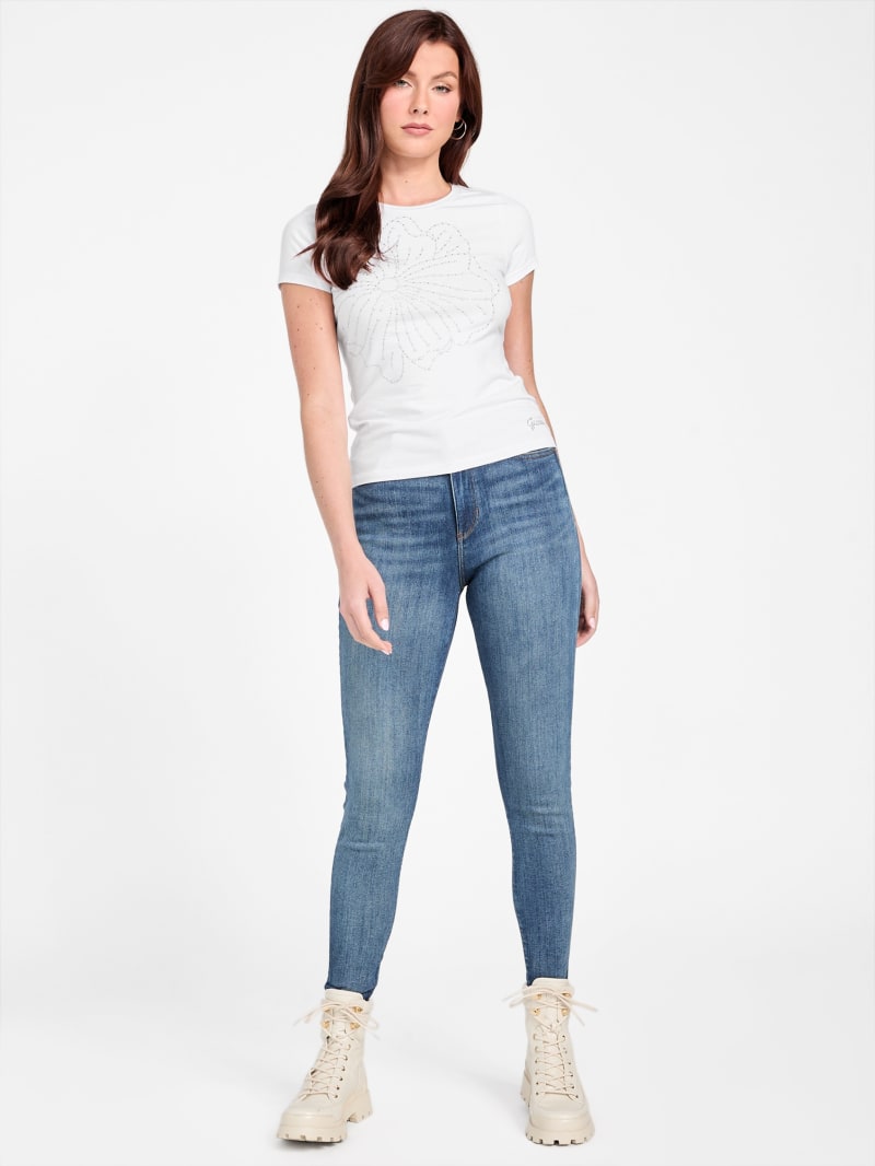 Juliana Embellished Floral Tee