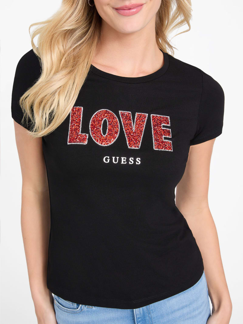◆as if calie◆ LOVE GURLS TSHIRT BLACK CA24CST001BK Designer fashion, Seoul-fully created | W Concept