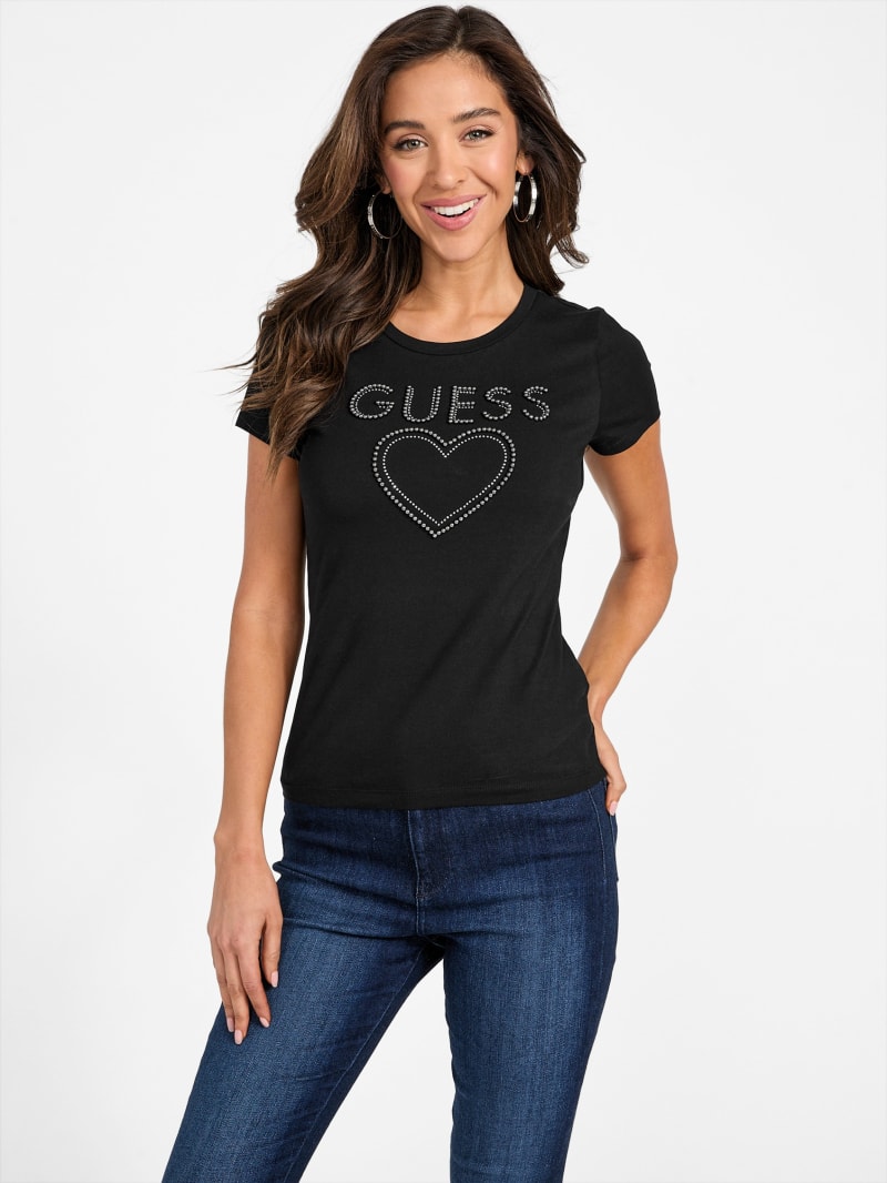Eco Deedee Beaded Tee | GUESS Factory