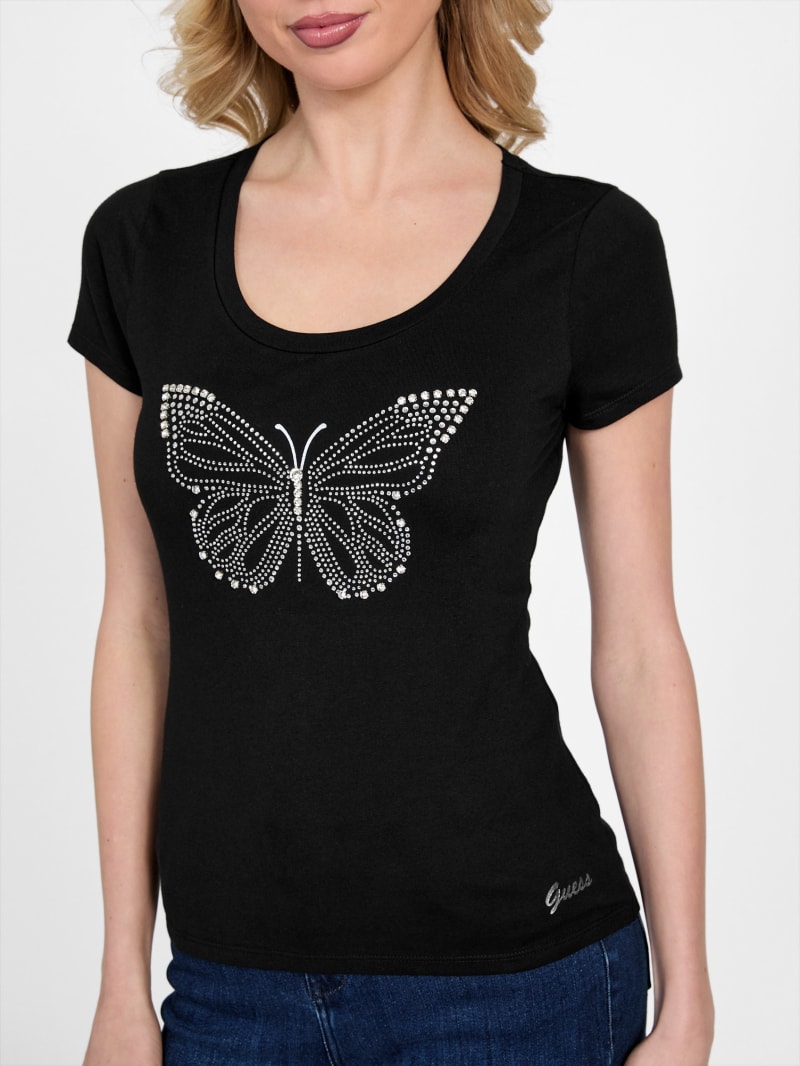 ☆GREENBUTTER☆ HEART APPLIQUE TEE MUSINSA | GREENBUTTER Heart Applique Tee (Brown)