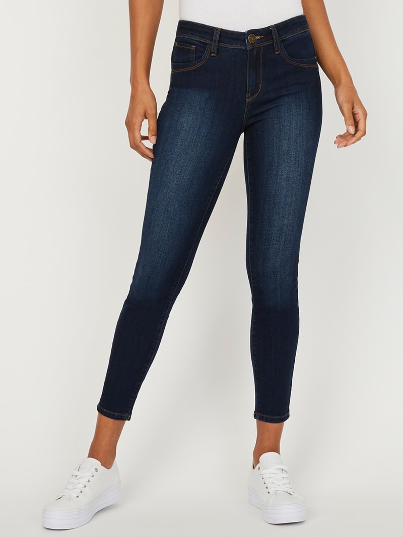 mid rise curvy skinny jeans