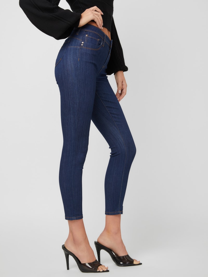 Beyla Curvy Mid Rise Skinny Jeans GUESS Factory