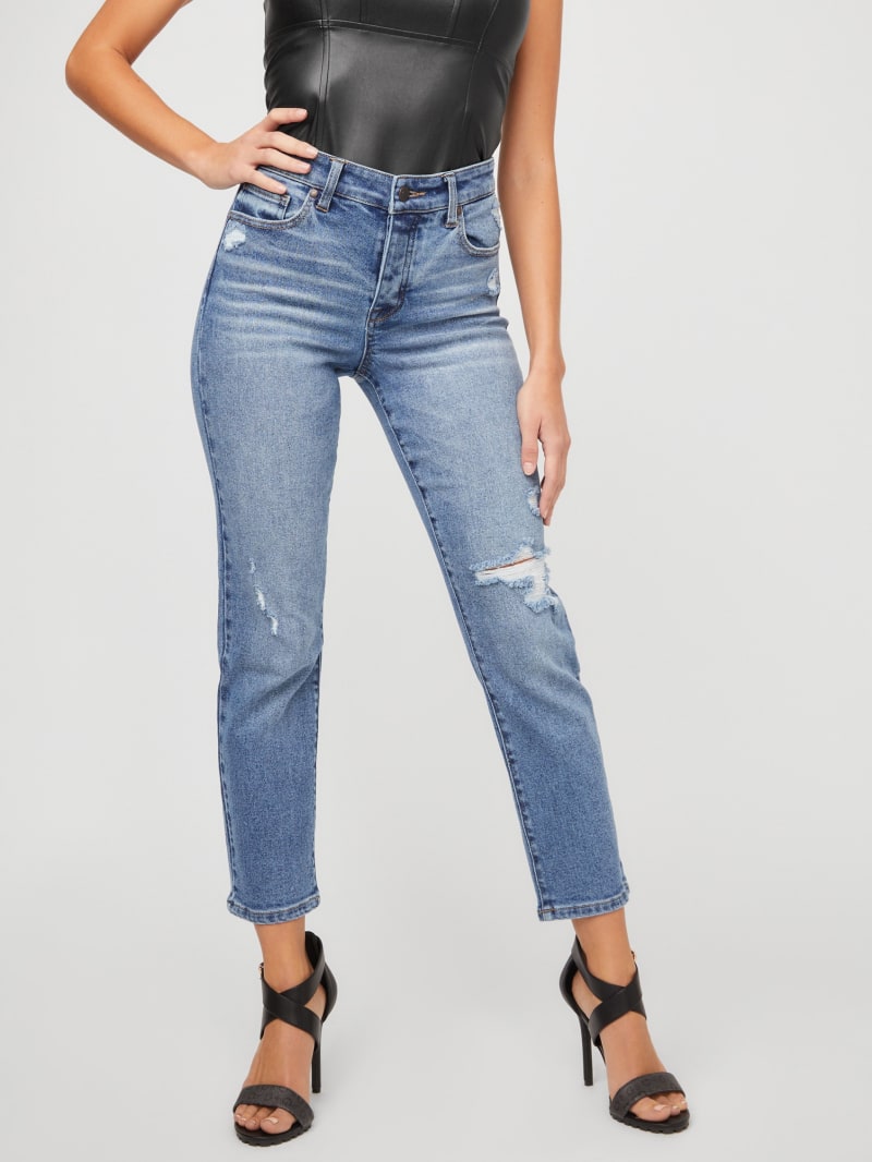 Mckenzie Curvy Slim Mid-Rise Jeans | GUESS Factory