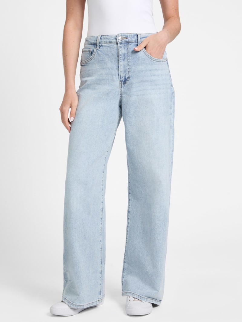 Laurelie Wide-Leg Curvy Jeans | GUESS Factory