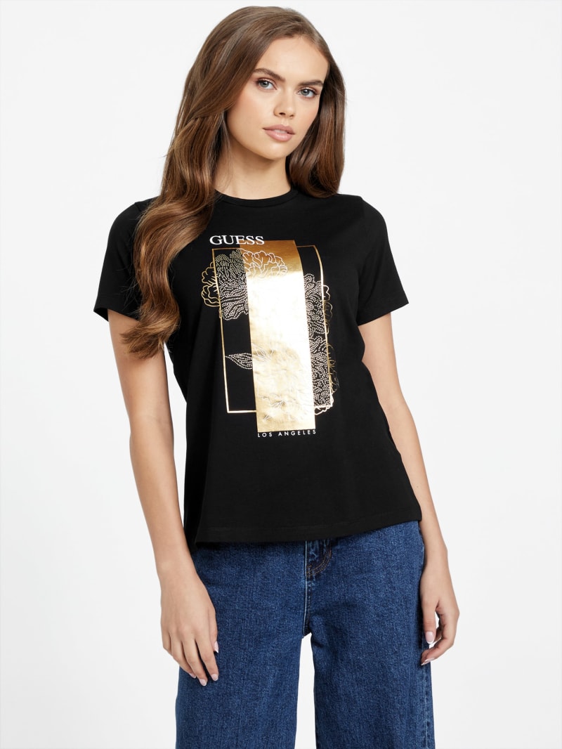 Floriana Flower Tee | GUESS Factory