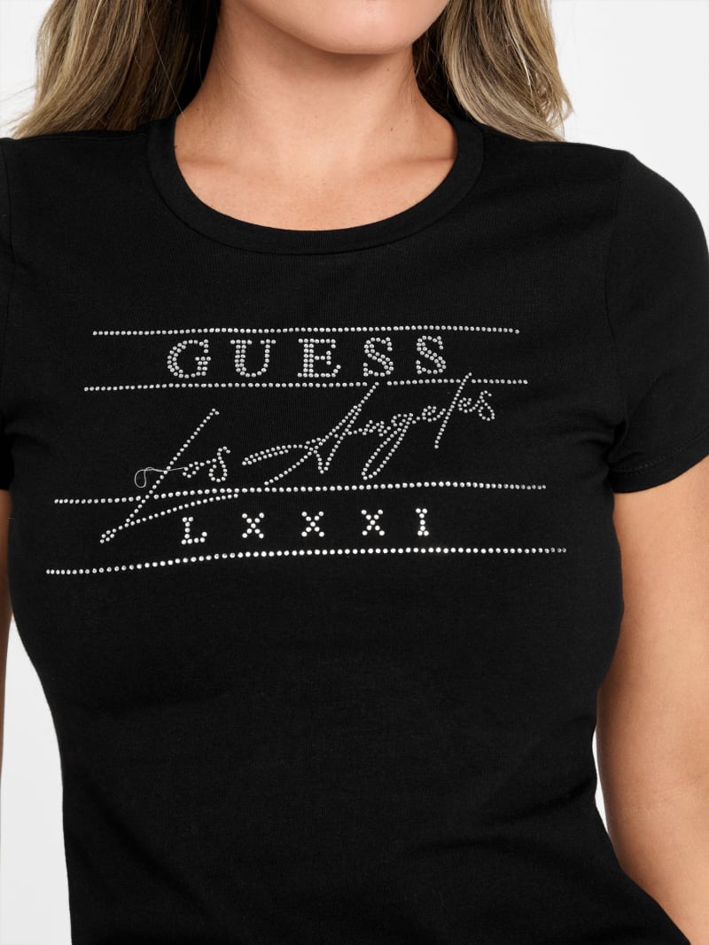 Tシャツ・カットソー VIVETTA Woman T-Shirt Black F0116905 9000 Eco Victorine Tee | GUESS Factory